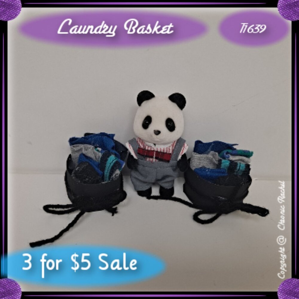 2-Pack Black & Black Yarn Fabric Bins